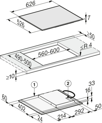 Индукционная варочная панель KM 7361 FR