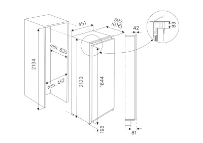 Встраиваемая морозильная камера Kuppersbusch FGX9800.0i