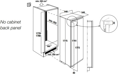 Встраиваемый холодильник Kuppersbusch FK 8840.0i