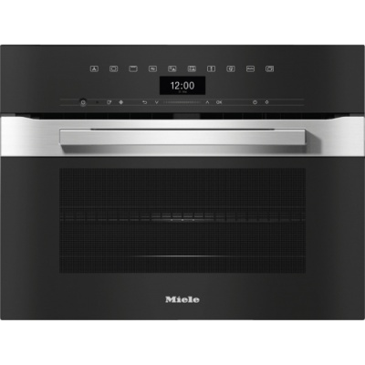 Духовой шкаф Miele компактный с СВЧ H7440BM CLST сталь